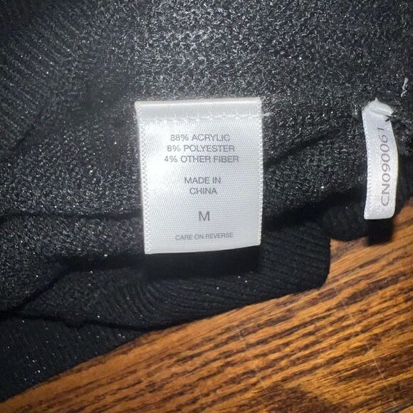 New york and company bedazzled front sweater size M - Picture 6 of 10